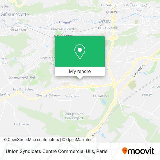Union Syndicats Centre Commercial Ulis plan