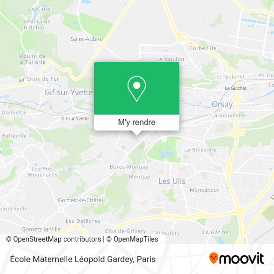 École Maternelle Léopold Gardey plan