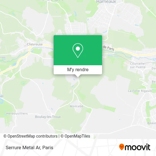Serrure Metal Ar plan