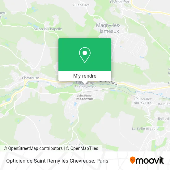 Opticien de Saint-Rémy lès Chevreuse plan