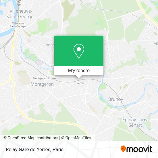 Relay Gare de Yerres plan
