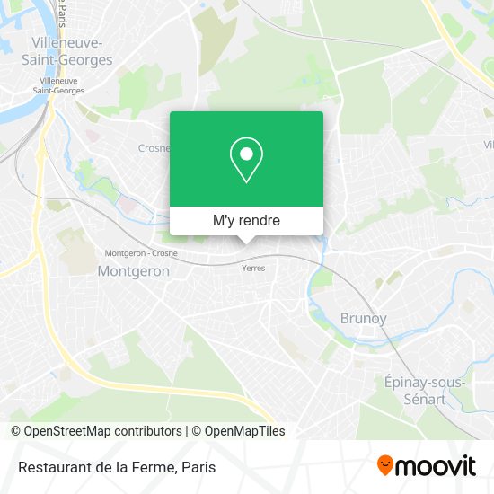 Restaurant de la Ferme plan