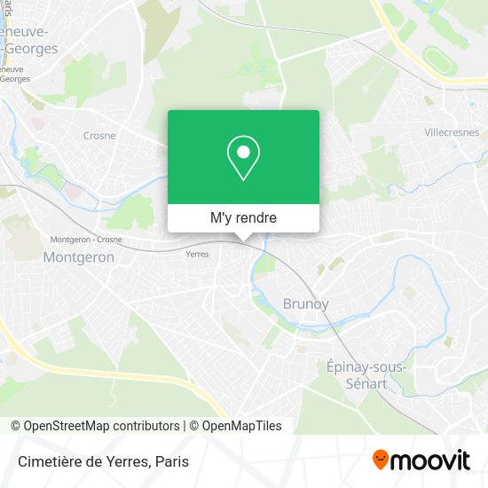 Cimetière de Yerres plan