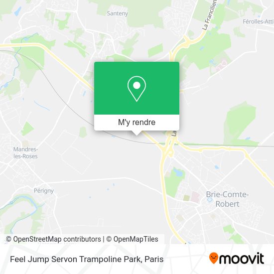 Feel Jump Servon Trampoline Park plan