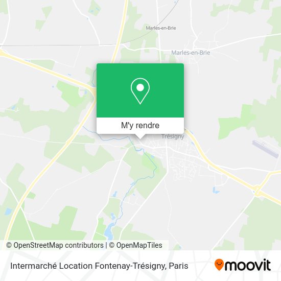 Intermarché Location Fontenay-Trésigny plan