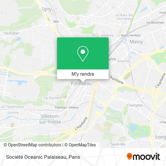 Société Oceanic Palaiseau plan