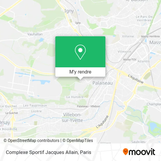 Complexe Sportif Jacques Allain plan