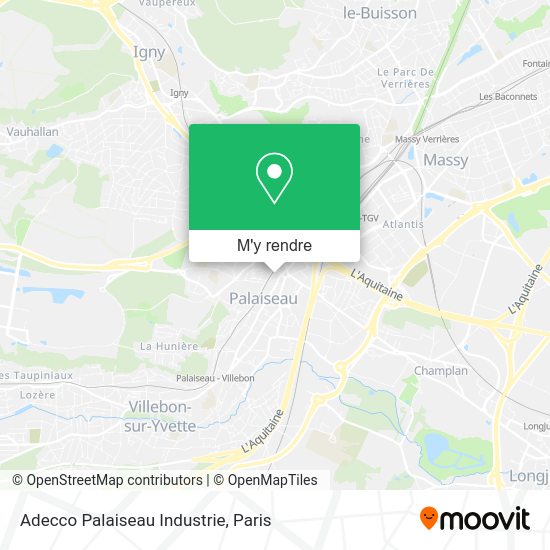Adecco Palaiseau Industrie plan