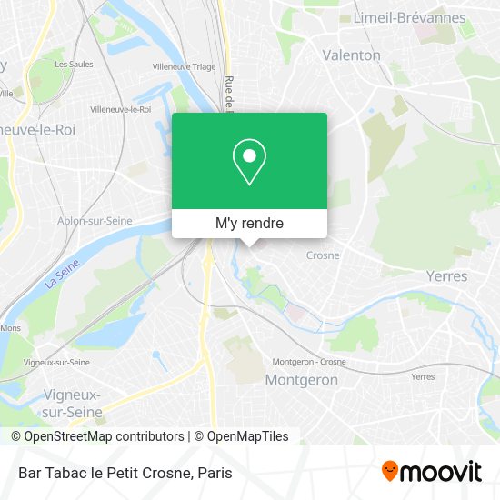 Bar Tabac le Petit Crosne plan
