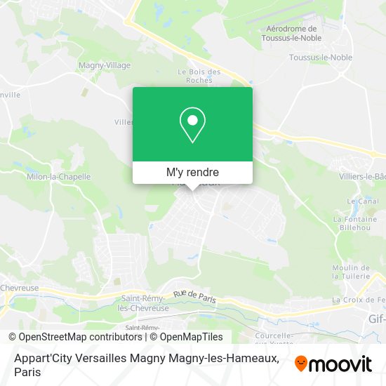 Appart'City Versailles Magny Magny-les-Hameaux plan