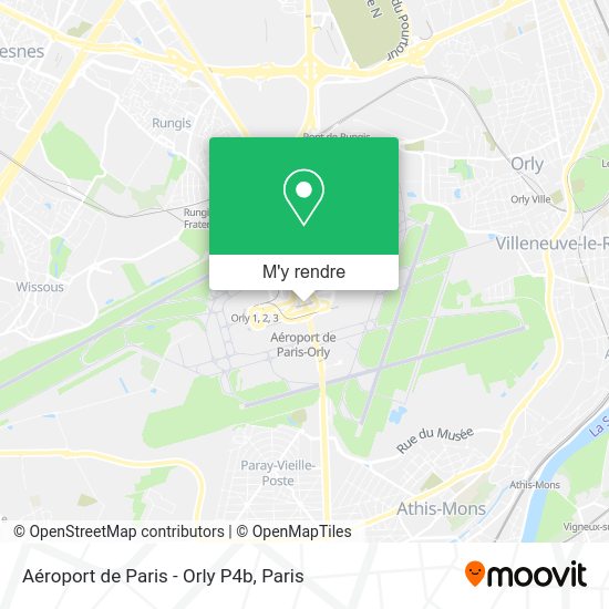 Aéroport de Paris - Orly P4b plan