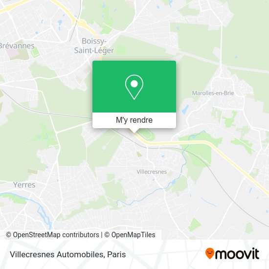 Villecresnes Automobiles plan
