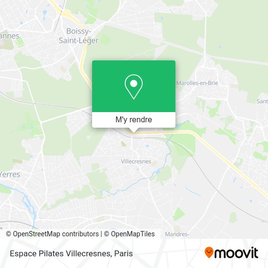 Espace Pilates Villecresnes plan