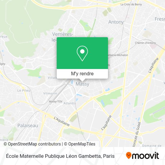 École Maternelle Publique Léon Gambetta plan