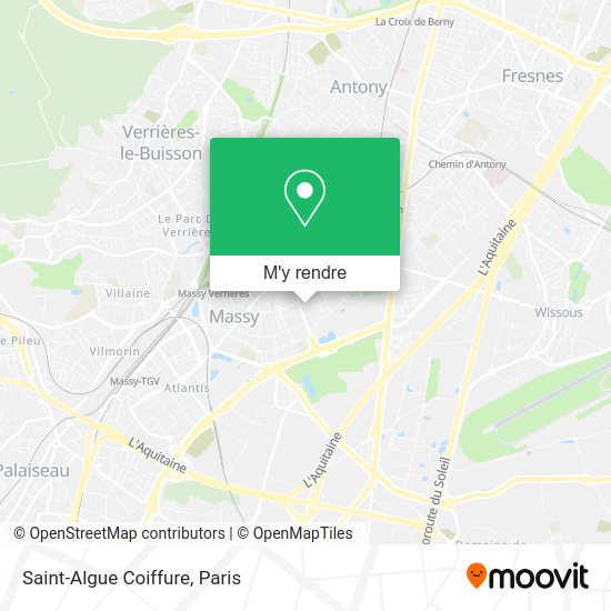 Saint-Algue Coiffure plan