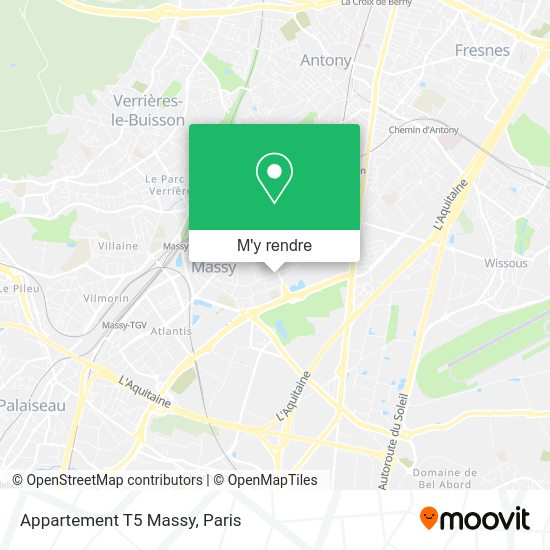 Appartement T5 Massy plan