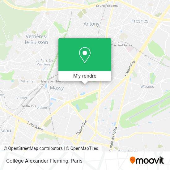 Collège Alexander Fleming plan