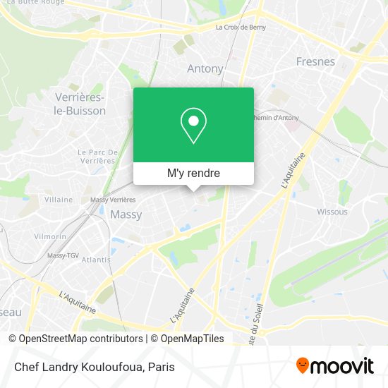 Chef Landry Kouloufoua plan