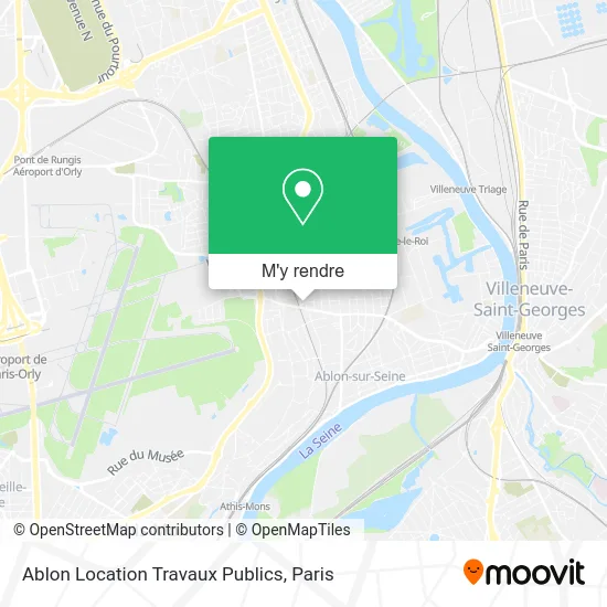 Ablon Location Travaux Publics plan