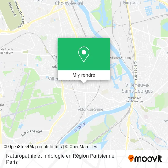 Naturopathie et Iridologie en Région Parisienne plan