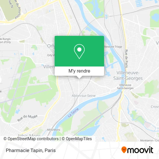 Pharmacie Tapin plan