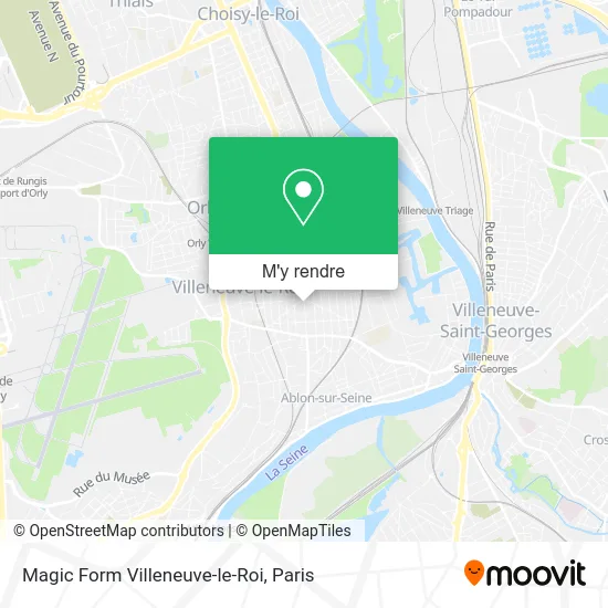 Magic Form Villeneuve-le-Roi plan