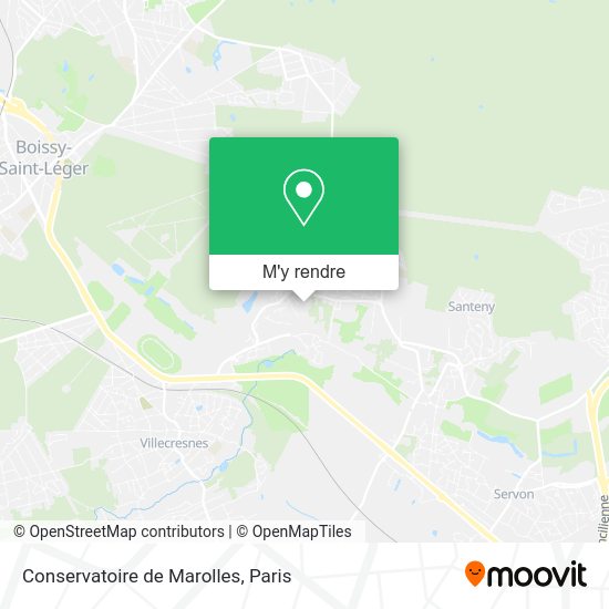 Conservatoire de Marolles plan