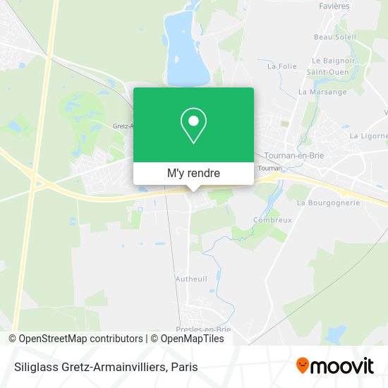 Siliglass Gretz-Armainvilliers plan