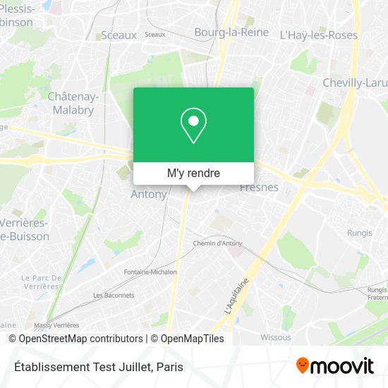 Établissement Test Juillet plan