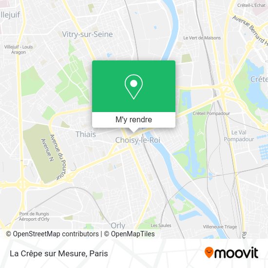 La Crêpe sur Mesure plan