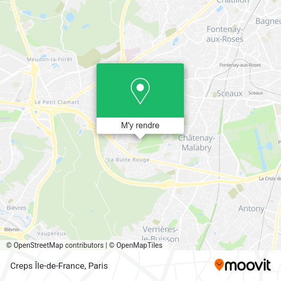 Creps Île-de-France plan