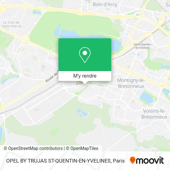 OPEL BY TRUJAS ST-QUENTIN-EN-YVELINES plan