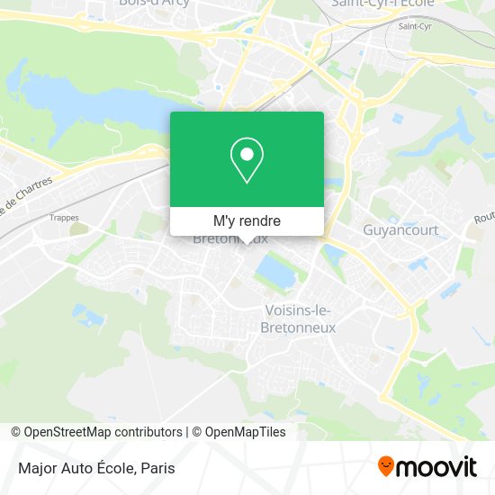 Major Auto École plan