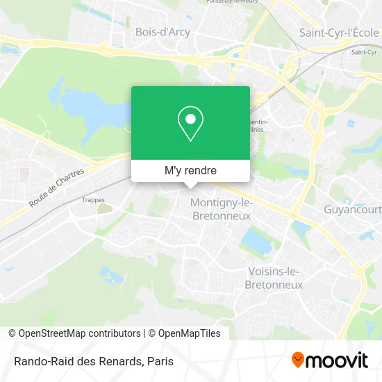 Rando-Raid des Renards plan