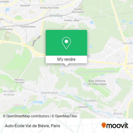 Auto-École Val de Bièvre plan