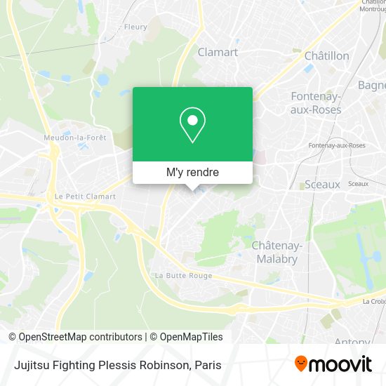 Jujitsu Fighting Plessis Robinson plan