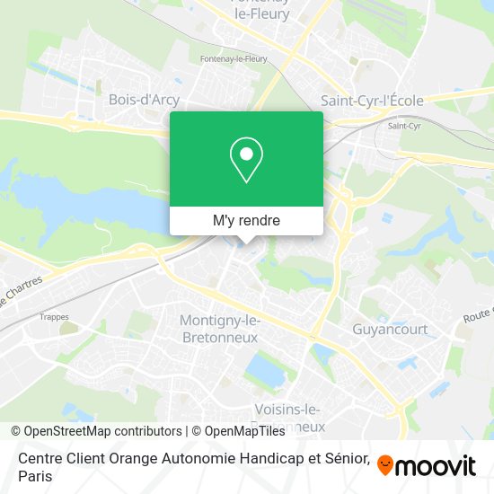 Centre Client Orange Autonomie Handicap et Sénior plan