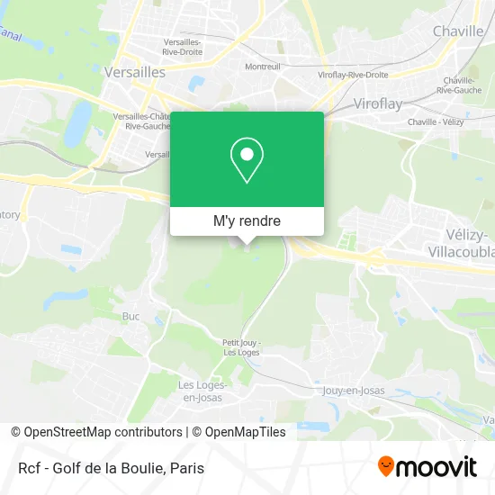 Rcf - Golf de la Boulie plan