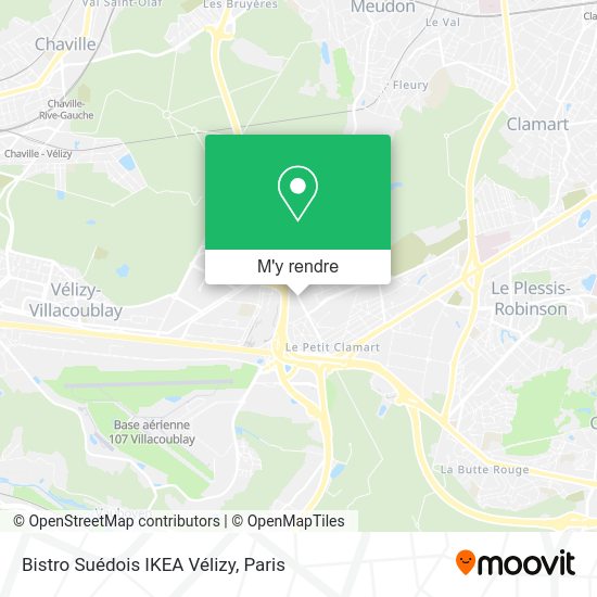 Bistro Suédois IKEA Vélizy plan