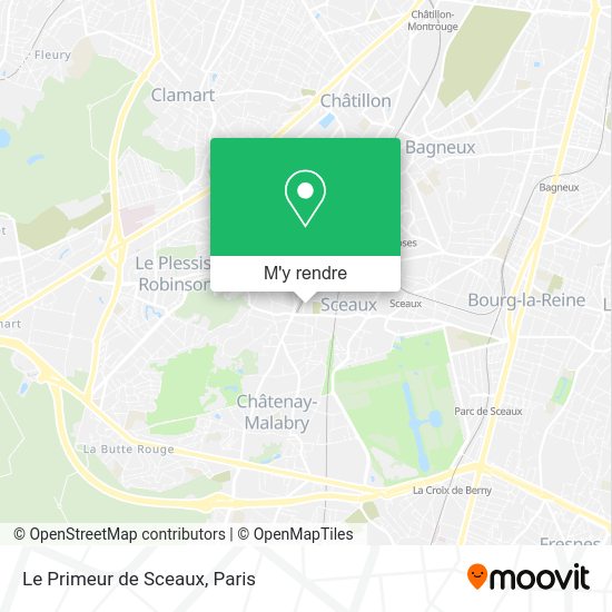 Le Primeur de Sceaux plan