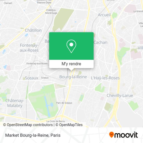 Market Bourg-la-Reine plan