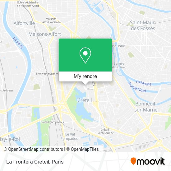La Frontera Créteil plan