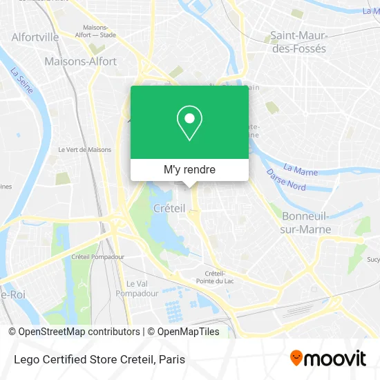Lego Certified Store Creteil plan