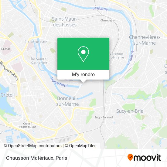 Chausson Matériaux plan