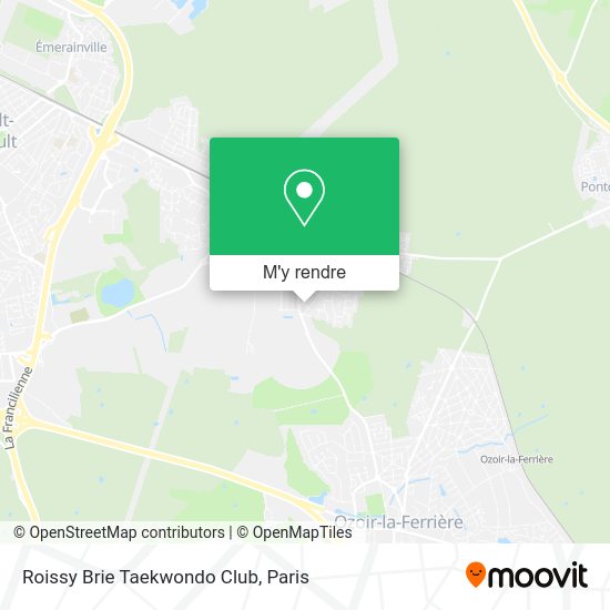Roissy Brie Taekwondo Club plan