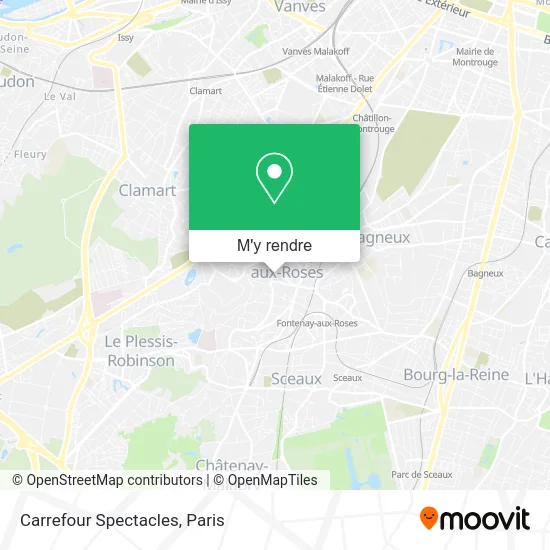 Carrefour Spectacles plan