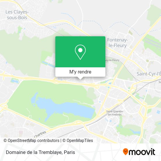 Domaine de la Tremblaye plan