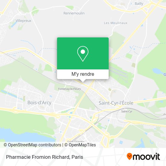 Pharmacie Fromion Richard plan