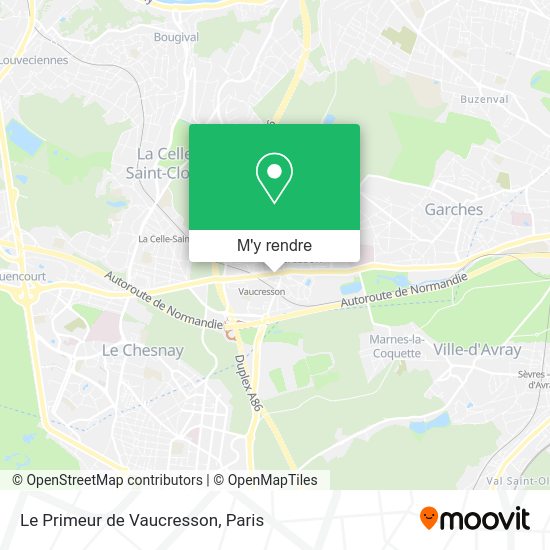 Le Primeur de Vaucresson plan