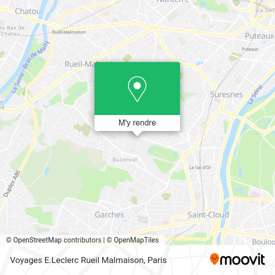 Voyages E.Leclerc Rueil Malmaison plan
